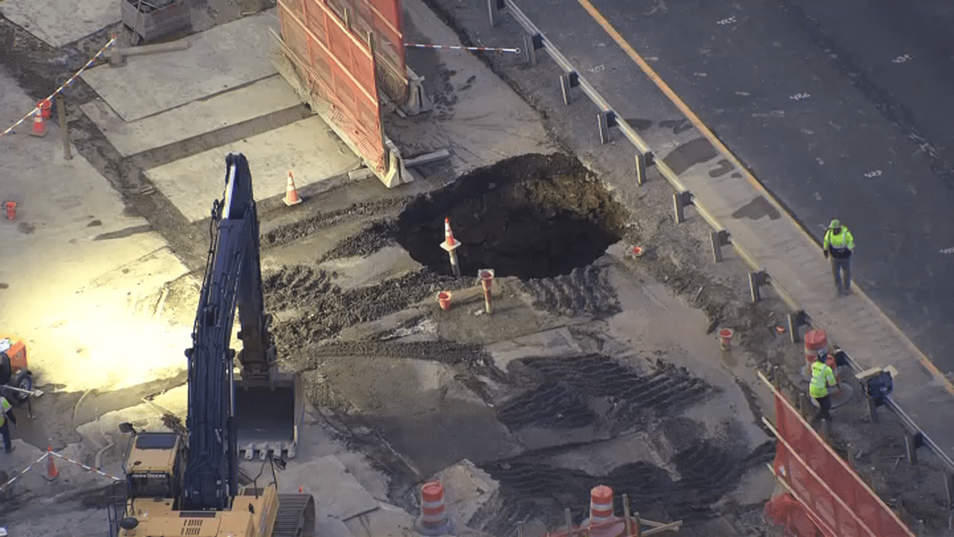 ‘We’re screwed!’ One other sinkhole opens on I-80, closing NJ freeway each methods
