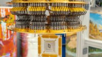 Inside Google’s quantum computing lab in Santa Barbara, California.