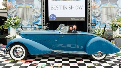 La Jolla Concours d'Elegance classic race cars