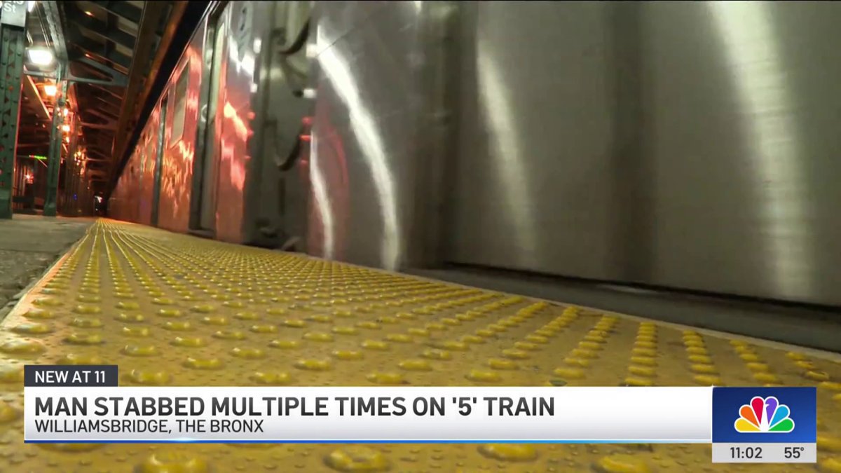 Man stabbed multiple times on 5 train in The Bronx – NBC New York