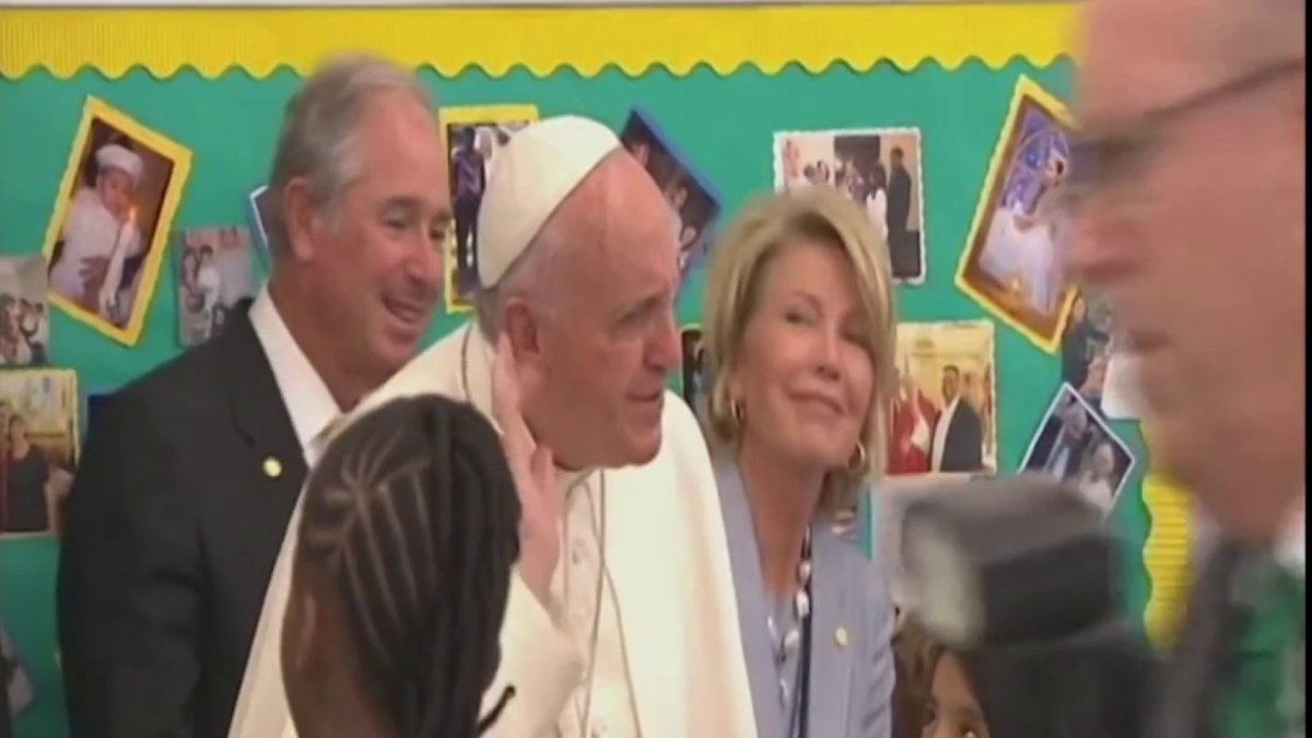 East Harlem school remembers Pope Francis’ NYC visit – NBC New York