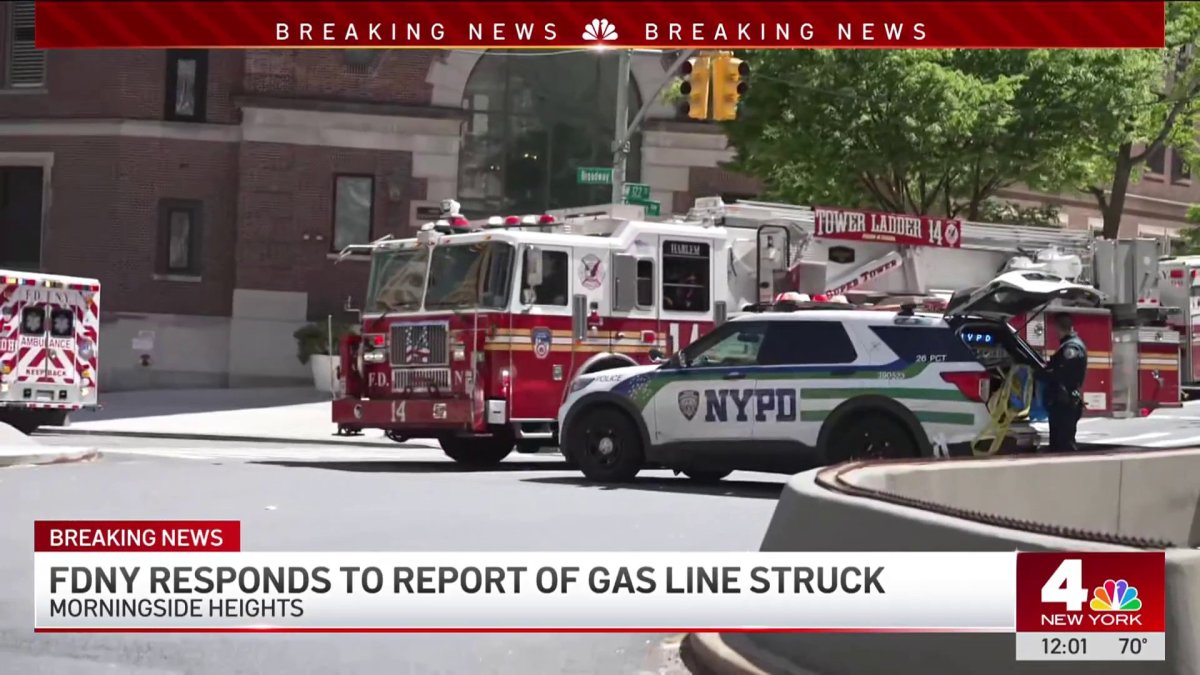 FDNY responds to report of gas line struck in Morningside Heights – NBC ...