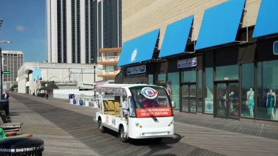Atlantic City launches tram tour across boardwalk