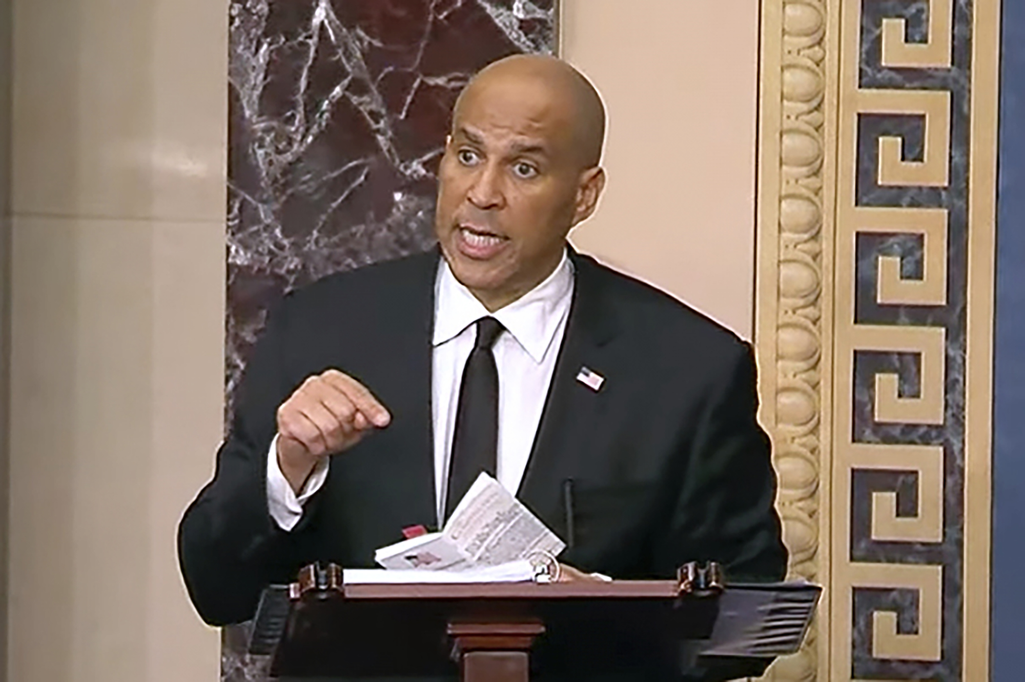 WATCH LIVE: New Jersey Sen. Cory Booker continues marathon speech, nears report WATCH LIVE: New Jersey Sen. Cory Booker continues marathon speech, nears report