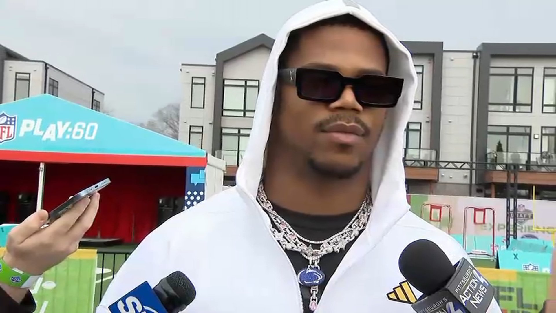 Attainable NY draftee Abdul Carter says he’d depart his roots in Philly behind to change into a Large Attainable NY draftee Abdul Carter says he’d depart his roots in Philly behind to change into a Large