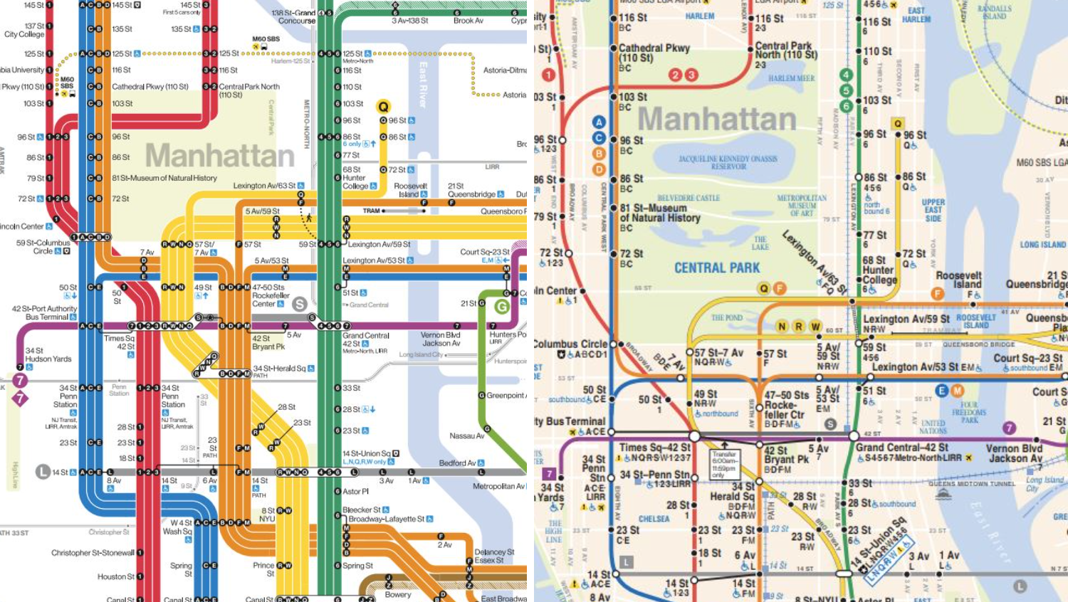 Evaluate the brand new subway map for NYC to the previous famed one from the Nineteen Seventies