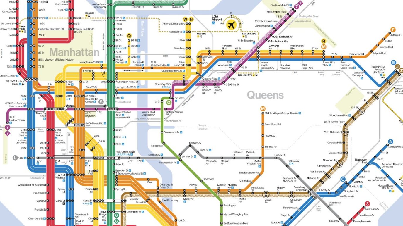 MTA unveils first new map of NYC subways since 1979 – NBC New York