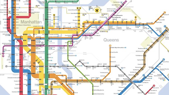 MTA unveils first new map of NYC subways since 1979 – NBC New York