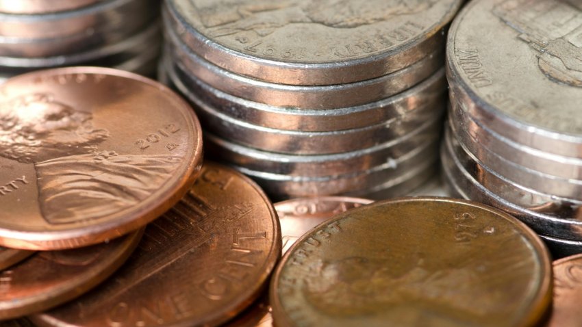 pennies and nickels