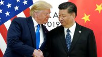 U.S. President Donald Trump meets with China’s President Xi Jinping at the G20 leaders summit in Japan, June 29, 2019.