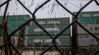 China Shipping containers are seen at the port of Oakland, as trade tensions continued over U.S. tariffs with China, in Oakland, California, U.S., May 12, 2025.