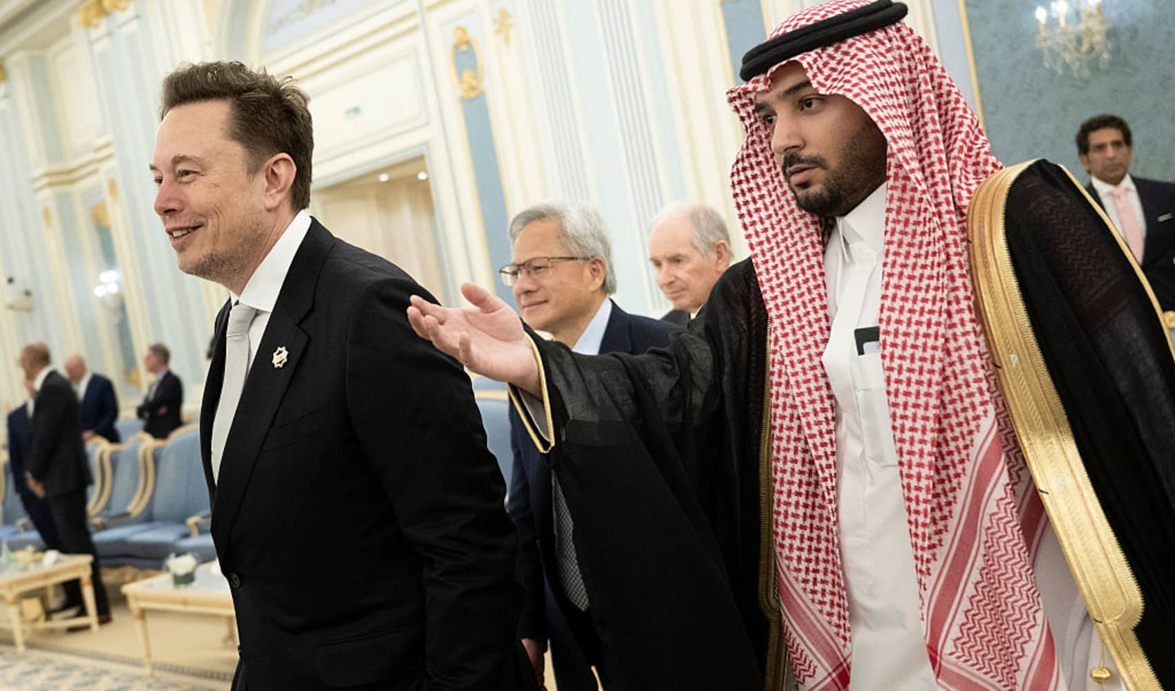 Photos: Tech CEOs mingle with Trump and Saudi Crown Prince at investment forum in Riyadh