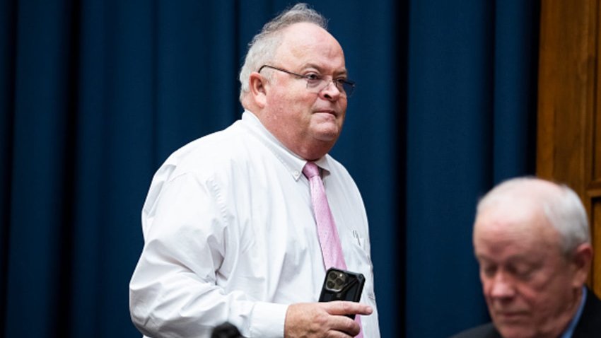 UNITED STATES – MARCH 31: Rep. Billy Long, R-Mo., is seen during the House Energy and Commerce Subcommittee on Communications and Technology hearing titled Connecting America: Oversight of the FCC, in Rayburn Building on Thursday, March 31, 2022.