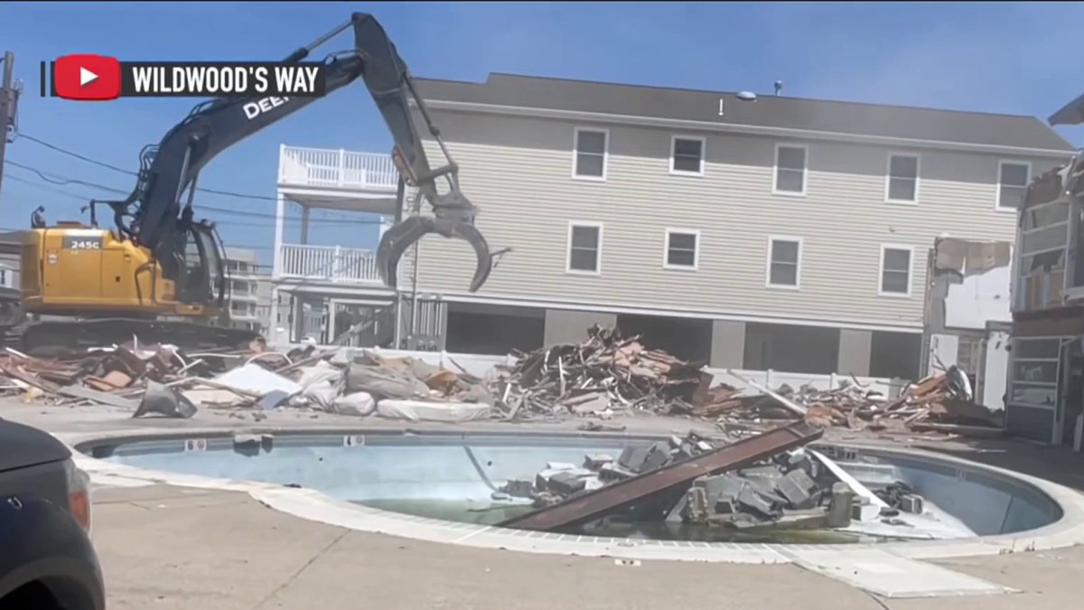 Historic motel in NJ torn down