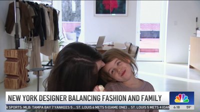 New York designer balancing fashion and family