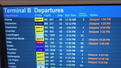 Flight delays plague Newark Airport for another day
