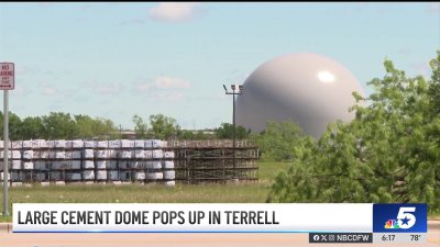 What is that large cement dome in Terrell?
