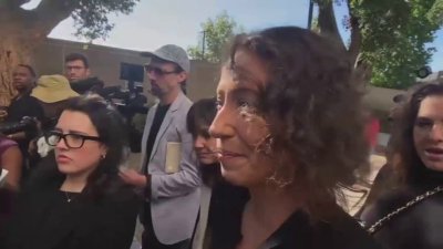 Menendez brothers cousin Anamaria Baralt arrives at courthouse