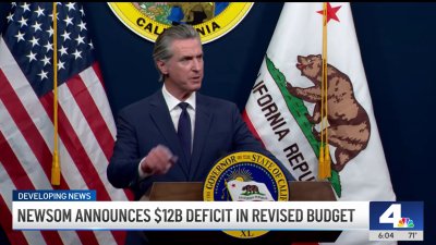 Newsom announces $12B deficit in revised budget plan