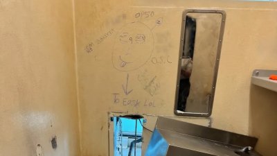 WATCH: New Orleans inmates appear to taunt jailers in photos of hole they escaped from