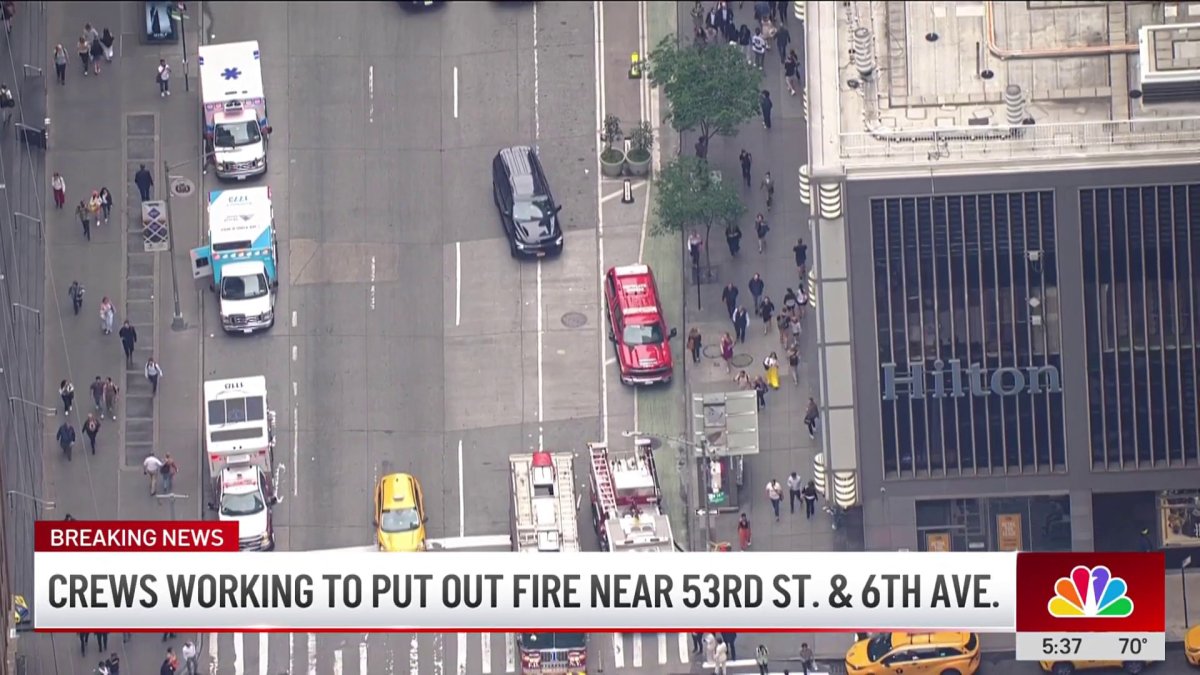 FDNY on scene of Midtown fire – NBC New York