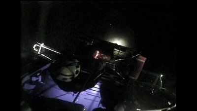 RAW: 2 boaters rescued after vessel overturns near Homestead Bayfront Park