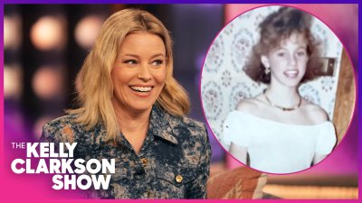Elizabeth Banks reacts to throwback perm photo