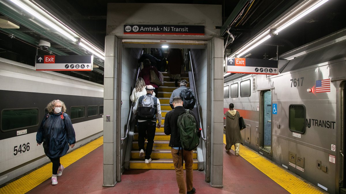The city warns passengers commuting on Amtrak or New Jersey Transit between New York and New Jersey should allow for additional travel time.
