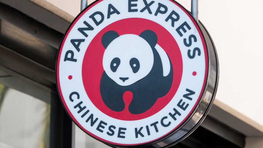 SAN DIEGO, CALIFORNIA – JANUARY 31: The Panda Express corporate logo is displayed on a sign at their restaurant on January 31, 2025 in San Diego, California.