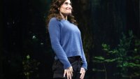 NEW YORK, NEW YORK – FEBRUARY 13: Idina Menzel during the opening night curtain call for the new musical “Redwood” on Broadway at The Nederlander Theatre on February 13, 2025 in New York City. (Photo by Bruce Glikas/WireImage)