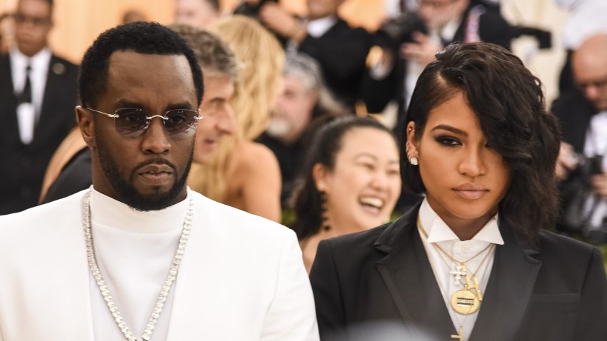 Sean 'Diddy' Combs and Cassie Ventura attend the 'Heavenly Bodies: Fashion and the Catholic Imagination' Costume Institute Gala 2018 at Metropolitan Museum of Art in New York, New York on Monday, May 7, 2018. (Laura Thompson / New York Daily News via Getty Images)