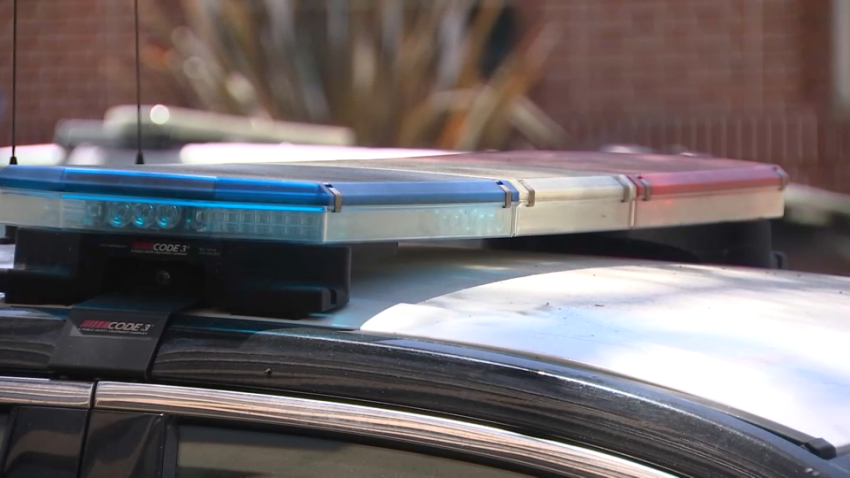 File image of police vehicle lights.