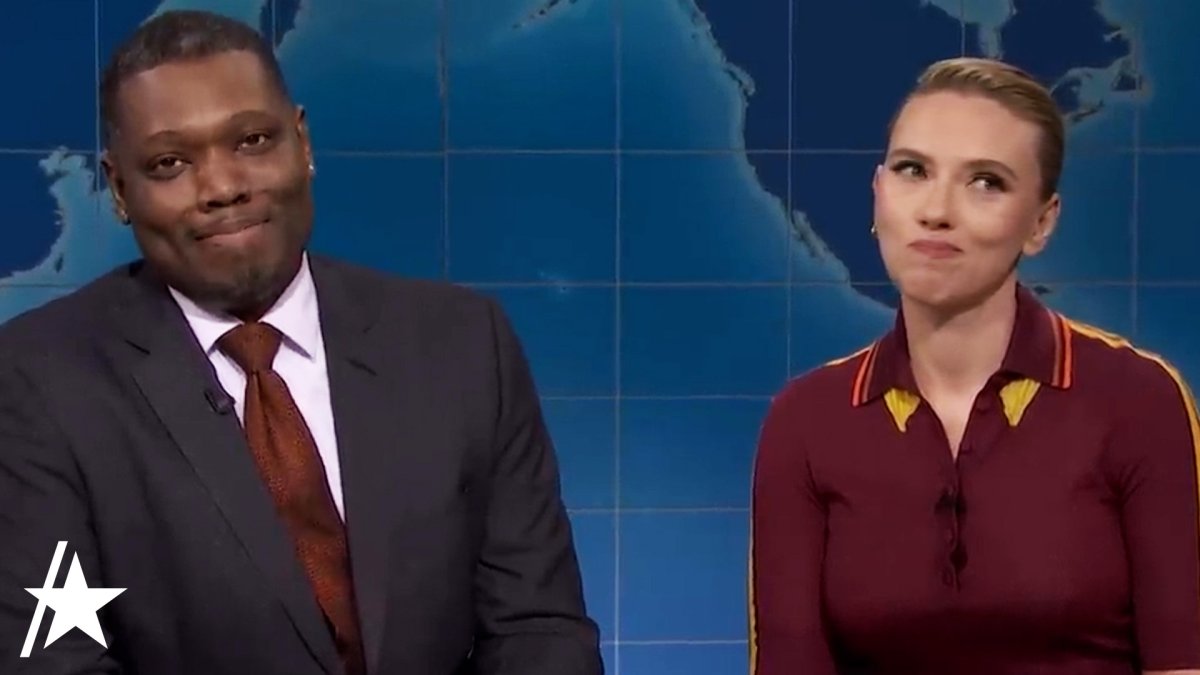 Scarlett Johansson & Colin Jost got revenge on Michael Che for NSFW