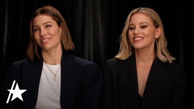Jessica Biel & Elizabeth Banks talk being boy moms and going to Justin Timberlake's show