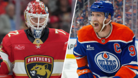Sergei Bobrovsky and Connor McDavid