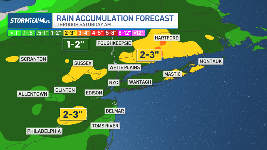 All-day washout hits New York area Friday; flash flooding possible