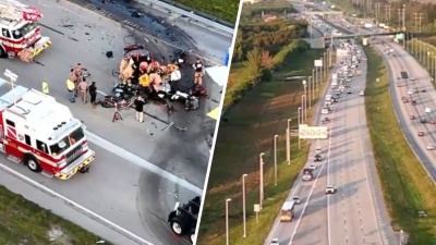 Woman killed, 2 hurt in possible wrong-way crash on Sawgrass Expressway