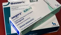 Weight loss syringes of the brands “Wegovy”, “Ozempic” are sold at In der Achat Apotheke in Mitte, Germany.