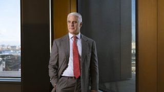 Andrea Orcel, chief executive officer of Unicredit, in London, UK, on Thursday, Nov. 23, 2023.