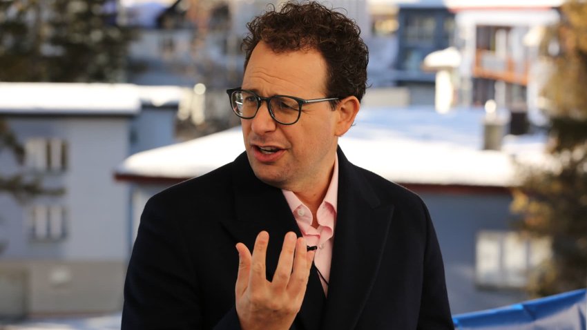 Dario Amodei, Anthropic CEO, speaking on CNBC’s Squawk Box outside the World Economic Forum in Davos, Switzerland on Jan. 21st, 2025.