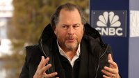 Marc Benioff, Chairman & CEO of Salesforce, speaking on CNBC’s Squawk Box outside the World Economic Forum in Davos, Switzerland on Jan. 22nd, 2025.