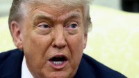 U.S. President Donald Trump speaks during a meeting with German Chancellor Friedrich Merz (not pitured) at the White House in Washington, D.C., U.S., June 5, 2025.