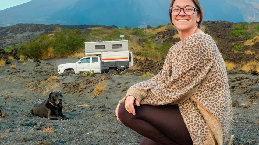 Kaye has no regrets about selling the house she grew up in to travel the world.