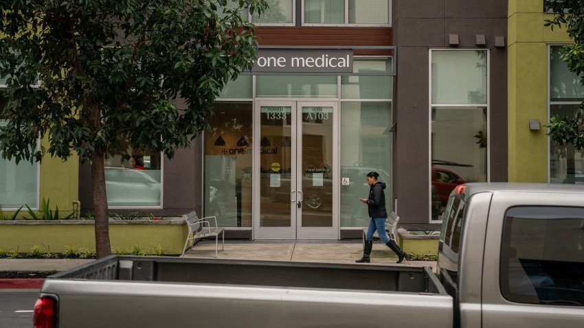 A One Medical clinic location is pictured in Emeryville, California on February 16, 2024.