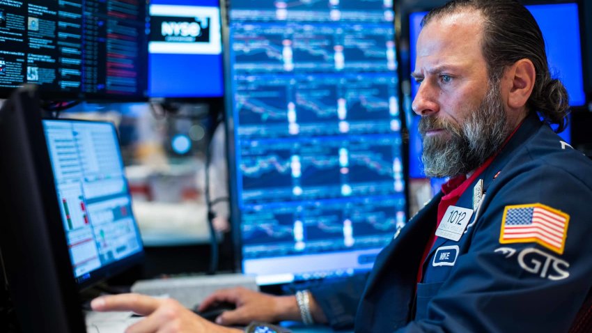 Traders work at the New York Stock Exchange on June 13, 2025.
