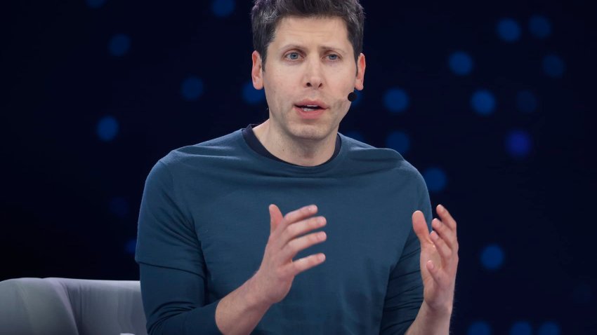 OpenAI CEO Sam Altman speaks during the Snowflake Summit in San Francisco on June 2, 2025.