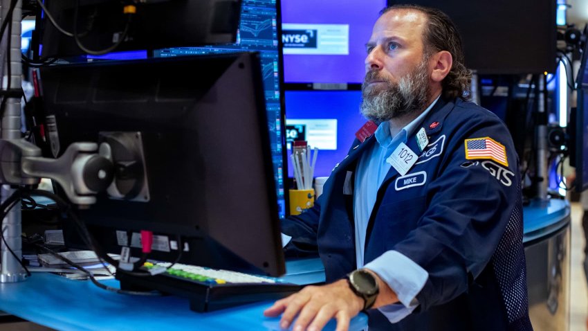 Traders work at the New York Stock Exchange on June 17, 2025.