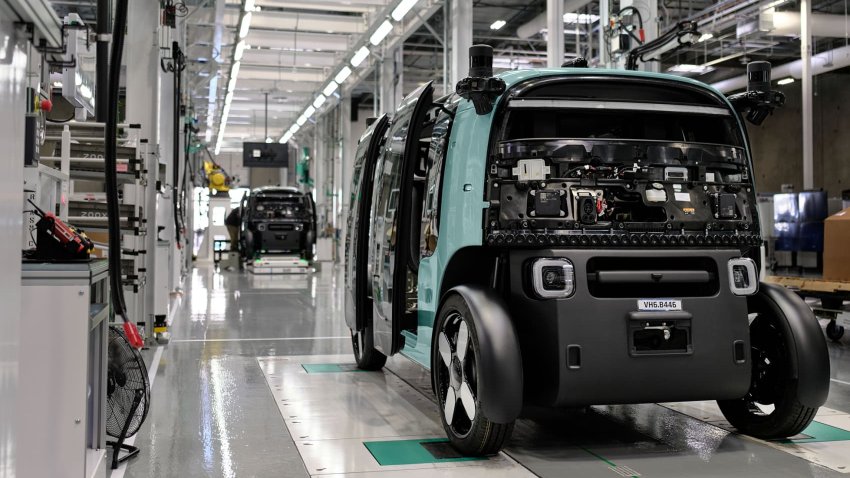 Amazon’s Zoox robotaxi unit is ramping up vehicle production at a new facility in Hayward, California.