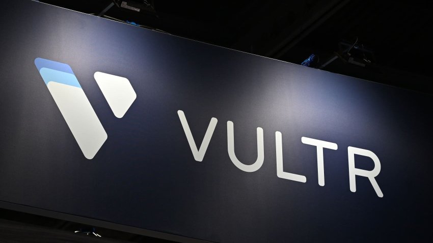 The company logo for Vultr is displayed during the Tech Show at ExCel London on March 12, 2025 in London, England. Industry leaders, pioneers, and innovators gather to explore transformative solutions, gain critical insights including the latest advancements across Cloud & AI Infrastructure and connect with over 400 world-class speakers.