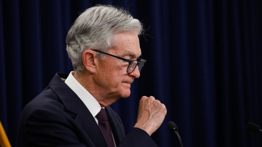 U.S. Federal Reserve Chairman Jerome Powell speaks at a news conference on June 18, 2025, in Washington DC, United States.